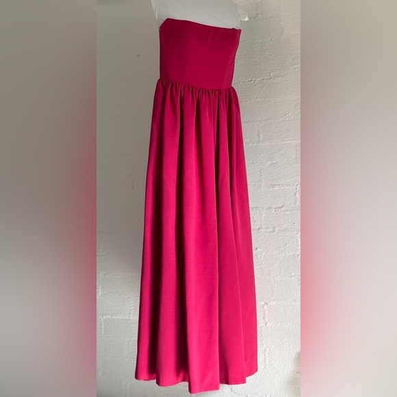 Jenny Yoo Vibrant Pink Bridesmaid Dress - Picture 1 of 4